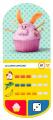 Auchan Moche Mchant carte N81 Lapin Cupcake