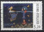 Finlande 1997; Y&T n 1346; 3m20, Europa, conte, oiseau, Harle