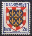 FRANCE N 902 ** Y&T 1951 Armoiries de provinces Touraine