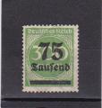 Timbre Empire Allemand / Neuf / 1923 / Y&T N262 / Surcharg.
