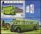 Jersey 2013 - Autobus Leyland de 1955 devant Mont Orgueil - YT 1805 / SG 1737 **
