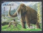 timbre FRANCE 2008 - YT 4178 - FAUNE PREHISTORIQUE - MAMMOUTH 