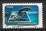 FRANCE - 2010 - Yt n A403 - Ob - Fte du timbre ; leau ; dauphin ; water ; dol