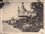 MONTE-CARLO (Principaut)- CPA, Le Thatre & le Casino, fleurs & hirondelle 1903