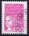 Timbre oblitr n 3096(Yvert) France 1997 - Marianne du 14 juillet 4,50 F rose