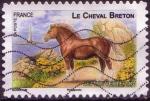 813 - Srie chevaux: le cheval breton - oblitr - anne 2013 