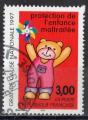 France 1997; Y&T n 3124; 3,00F Protection de l'enfance maltraite
