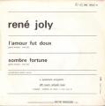 SP 45 RPM (7")  Ren Joly  "  L'amour fut doux  "