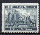 BOHEME ET MORAVIE N 34 * Y&T 1939-1940 Forges de Moravska Ostrava