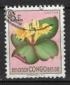 CONGO BELGE - 1952 - Yt n 314 - Ob - Fleurs : costus