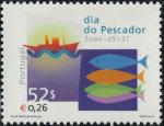Portugal 2000 Neuf Dia Pescador Journe Pcheur Bateau Poissons Y&T PT 2372 SU