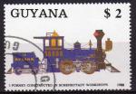 GUYANA N 2071 o Y&T 1988 locomotive 