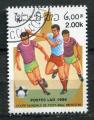 Timbre LAOS Rpublique 1986  Obl   N 694  Y&T Coupe du Monde Football