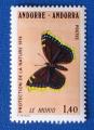 Andorre 1976 - Nr 259 - Protection de la Nature Papillon Le Morio  Neuf**