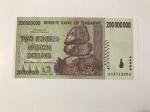 billet neuf du Zimbabwe 200millions de dollars 2008 P91a