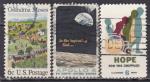 USA Petit lot de 6 timbres oblitrs de 1969 (2 scans)