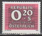 Autriche 1986 - Timbre taxe 0,20 s.