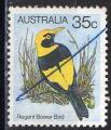 Australie 1980; Y&T n 705; 35c, oiseau, Jardinier prince-rgent