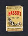 Ancienne tiquette d'alcool : Hasselt vieux systme