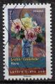 1128 - Bouquets de fleurs : Gustave Caillebotte -"Roses "- oblitr - anne 2015