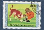 Timbre Mongolie Oblitr / 1974 / Y&T N718.