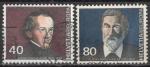 Suisse 1980; Y&T n 1104-05; 40 & 80c, paire Europa, personnages clbres