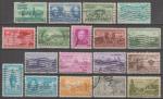 Etats Unis USA Lot 02 de 36 timbres des annes 1949  1953 (2 scans)