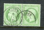 Superbe paire de n 20 - Cachet  Date d'Alger( Algrie 1866 )
