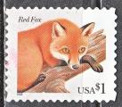 USA N 2768 de 1998 oblitr TTB "le renard roux"