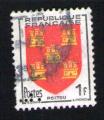 FRANCE Oblitration ronde Used Stamp Blason du Poitou 6me srie 1F 1953 Y&T 952