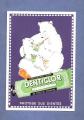 CPM repro ancienne publicit Espagne : Denticlor ( dentifrice )( ours blanc )