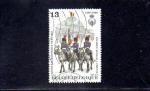 Belgique oblitr n 2308 50 ans escorte royale  cheval BE18729