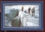 CPM neuve 74 CHAMONIX Mont Blanc Crevasses sur le Glacier d'Argentieres