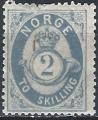 Norvge - 1871 - Y & T n 17 - MH (2