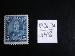 Canada - Annes 1930-31 - Georges V  5c bleu - Y.T. 148 - Oblit. Used