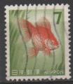 JAPON N 837 o Y&T 1966-1969 Poisson rouge