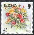 Jersey 1998 - Bouquet de roses multicolores - YT 858 / SG 878 **
