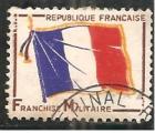 France N Yvert Franchise Militaire 13 (oblitr) (avec papier)