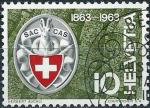 Suisse 1963 - YT 706 ( Centenaire du Club Alpin ) Ob