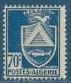 Algrie N188 Armoiries de Constantine 70c bleu neuf**