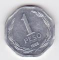 Pice 1 Peso Chili 1998