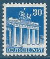 Allemagne zone anglo-amricaine N56 Porte Brandebourg 30p bleu neuf sans gomme