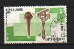Cte d'Ivoire oblitr - n 418/419