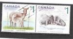 Canada - Scott 2182-2183  deer / walrus / cerf / morse