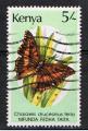 Kenya / 1987 /  Papillon / YT n 422 oblitr