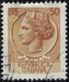 Italie 1962 Used Coin reprsentation Pice de Monnaie de Syracuse 30 Lires SU