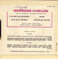 EP 45 RPM (7")  Georges Chelon  "  Est-ce que tu resteras ?  "