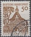 Allemagne - 1964/65 - Yt n 326 - Ob - Edifices historiques ; portail Ellwangen