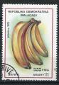 Timbre Rpublique de MADAGASCAR  1992  Obl  N 1057  Y&T  Fruit Banane