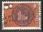 Suisse 1981; Y&T n 1132; 40c ancien sceau de Fribourg